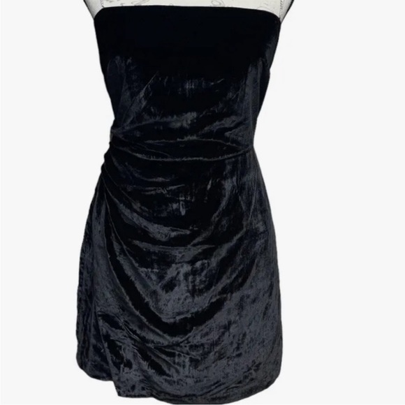 House of Harlow crushed velvet mini dress  size Small - Picture 3 of 6
